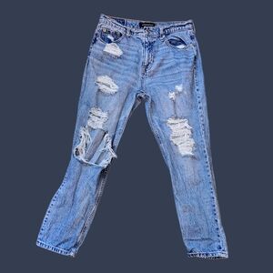 Aeropostale Light Blue Denim Distress  Jean Size 8